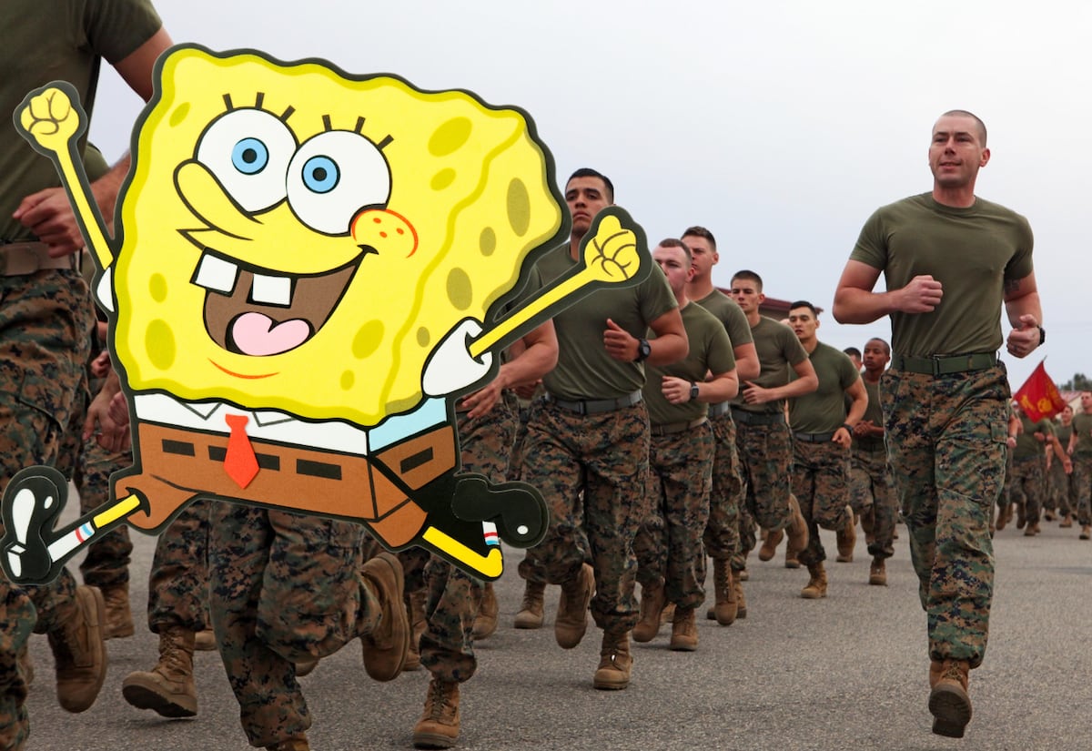 Kodėl kariai slapta susijusi su Kempiniukas „Aš esu goofy Goober“ spiralė