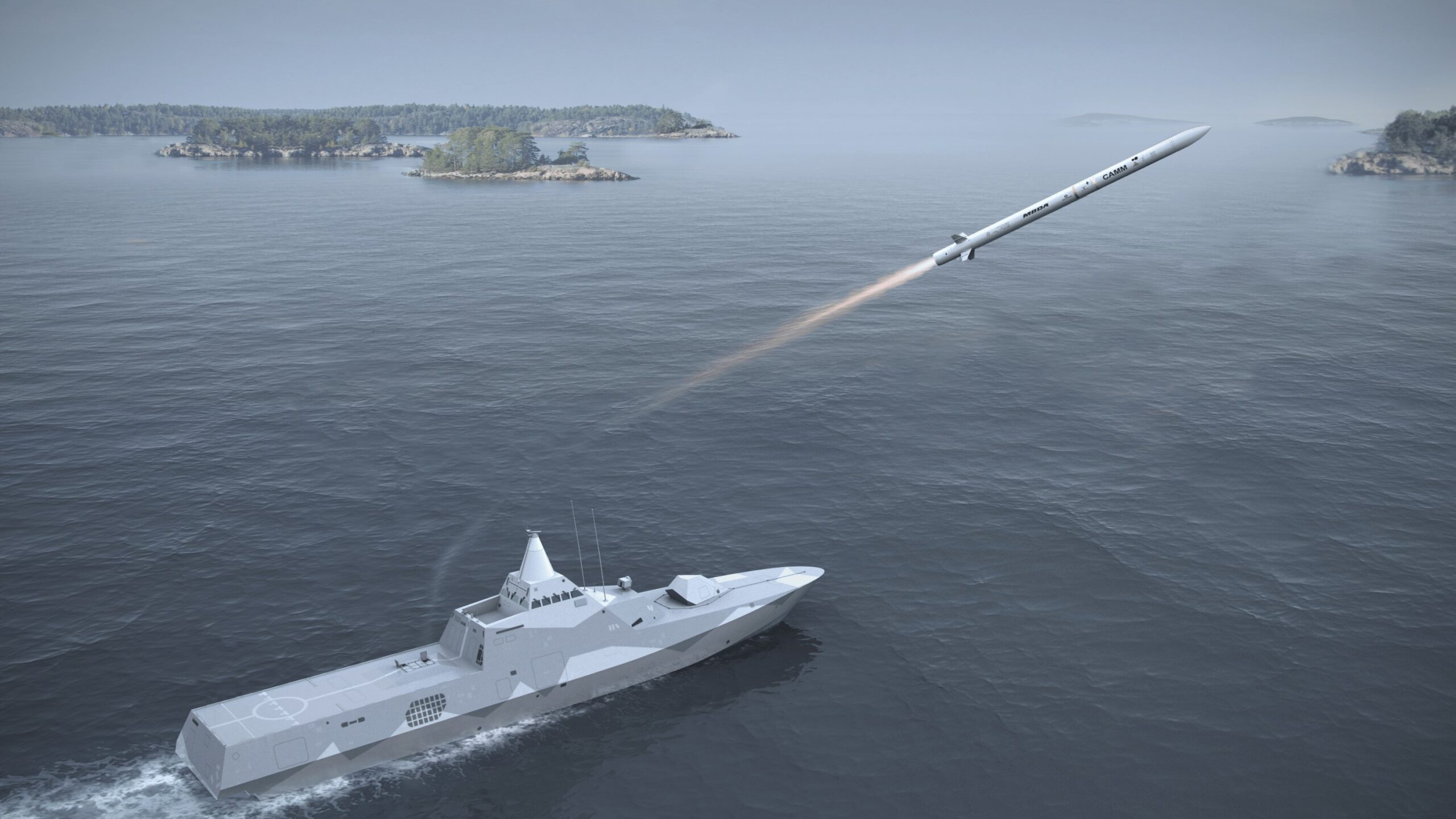 „Saab“ sudarė FMV sutartis įrengti „Sea Ceptor“ ant Švedijos „Visby-Class Corvettes“