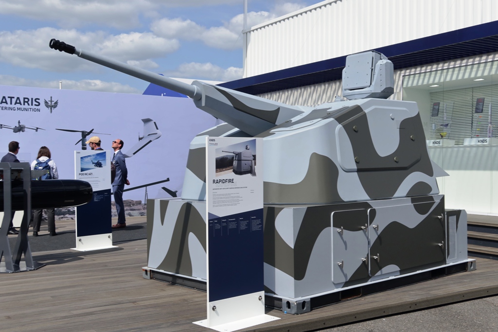 „PAS 2025“ – „Knds France“ ir „Thales“ pristato 40 mm greitojo gaisro sausumos variantą