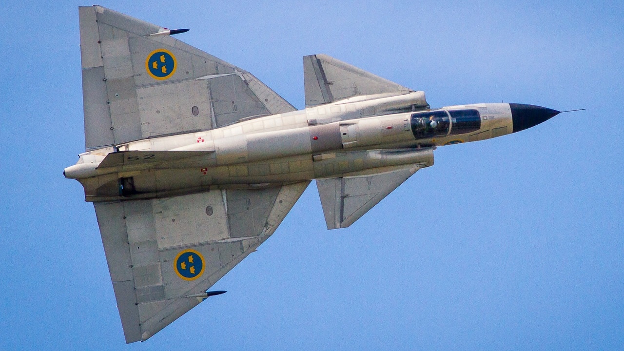 „Saab 37 Viggen“ kovotojas buvo pastatytas kare su Rusija