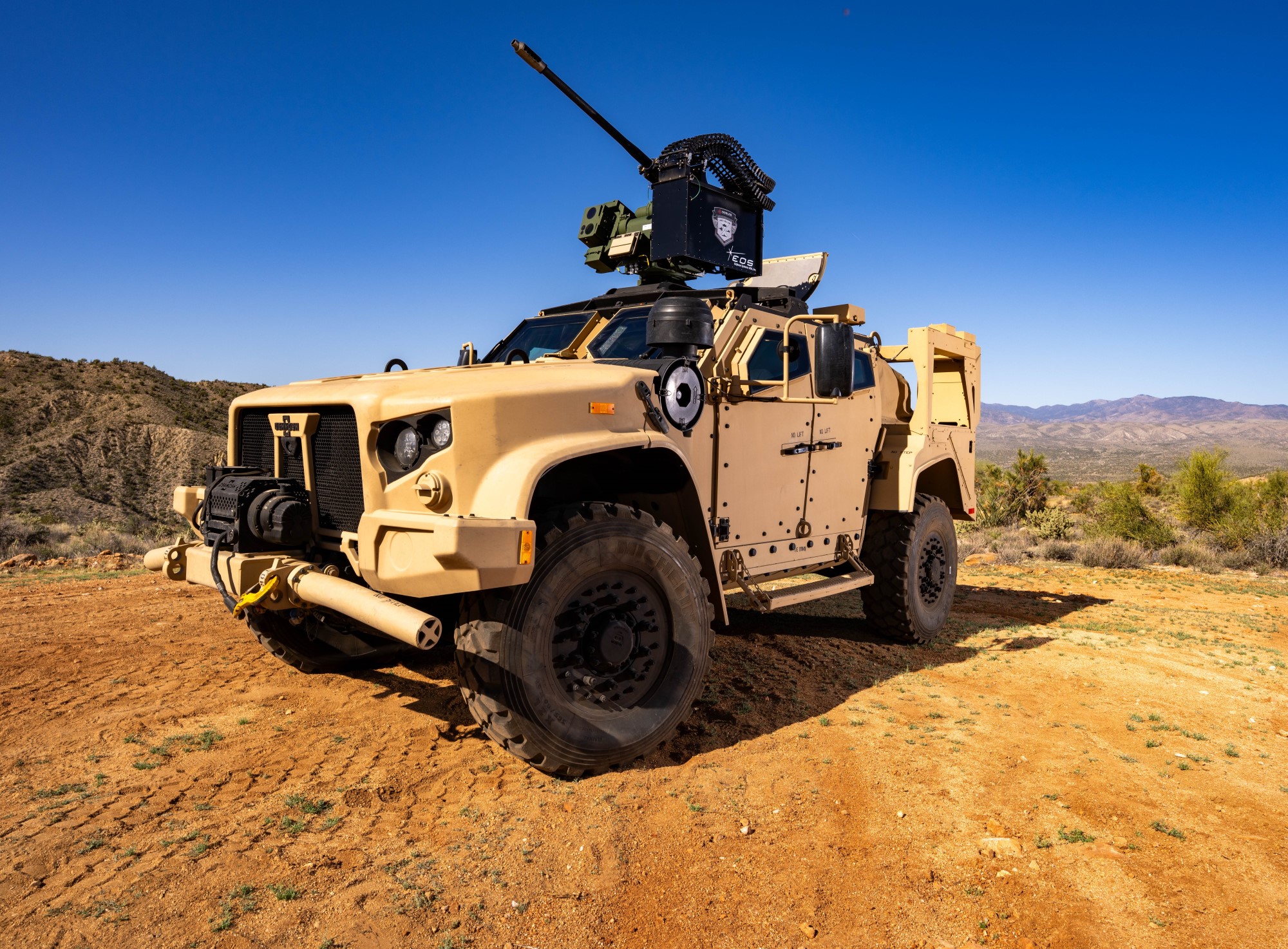 EOS Defense Systems USA prideda C-UAS patobulinimų prie Slinger RWS