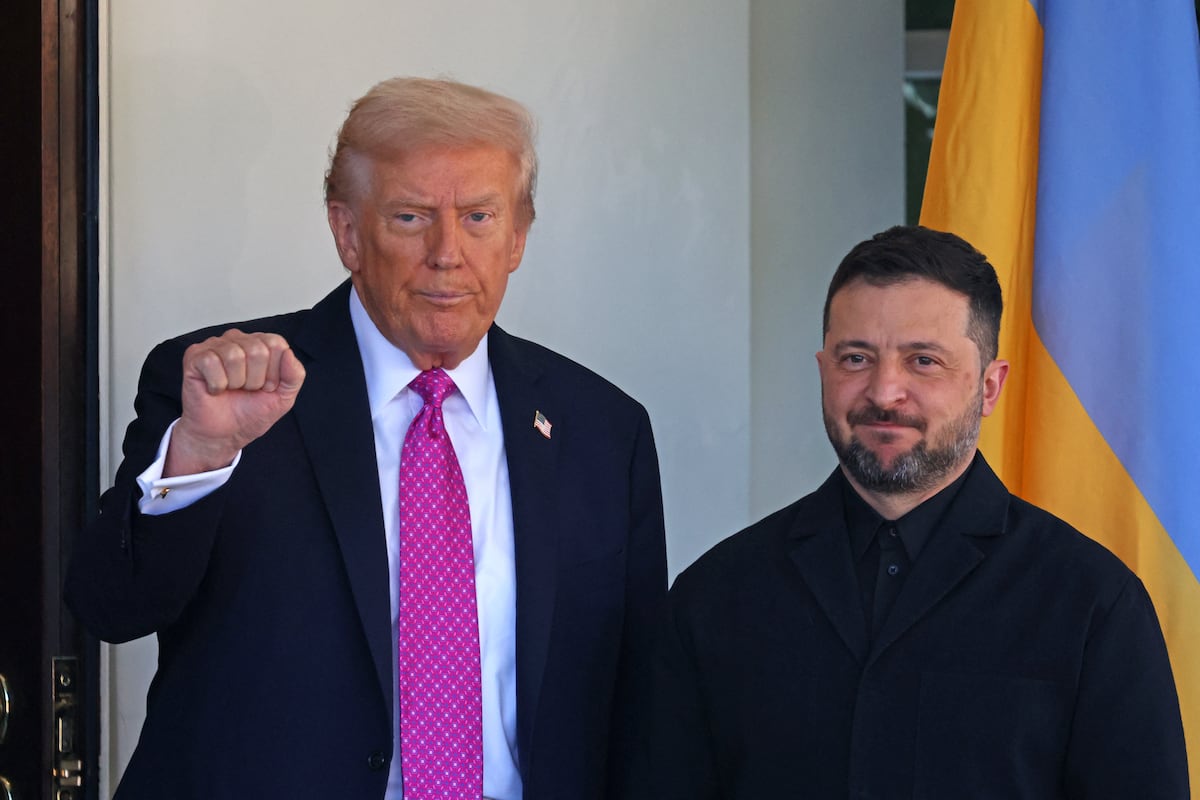 Trumpas ragina Rusiją ir Ukrainą „sustoti ten, kur yra“