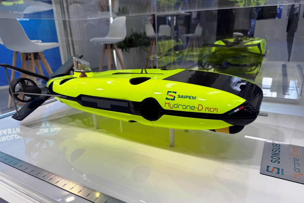 „Seafuture 2025“ – „Saipem's Sonsub“ atidengia „Hydrone -D MCM“ italų kariniam jūrų laivynui