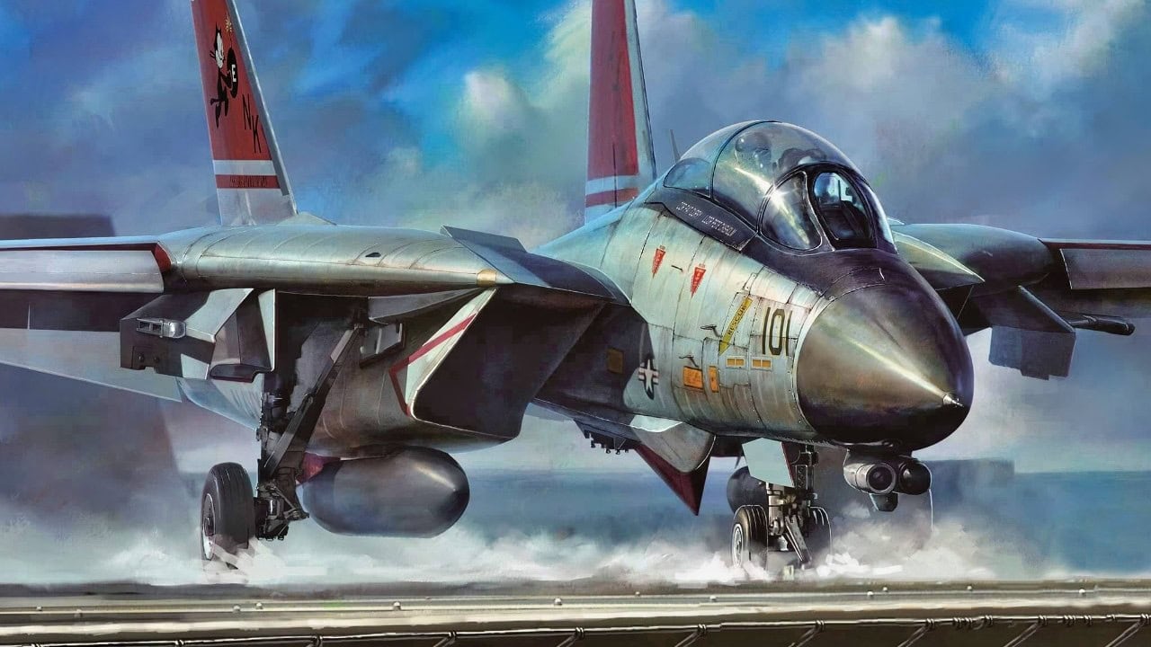 F-14 Tomcat naikintuvo legenda tik auga