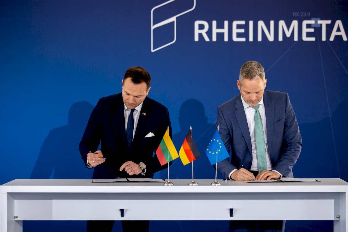 Statybų pradžia Baisogaloje: „Rheinmetall“ kartu su Lietuva stato artilerijos šaudmenų gamyklą