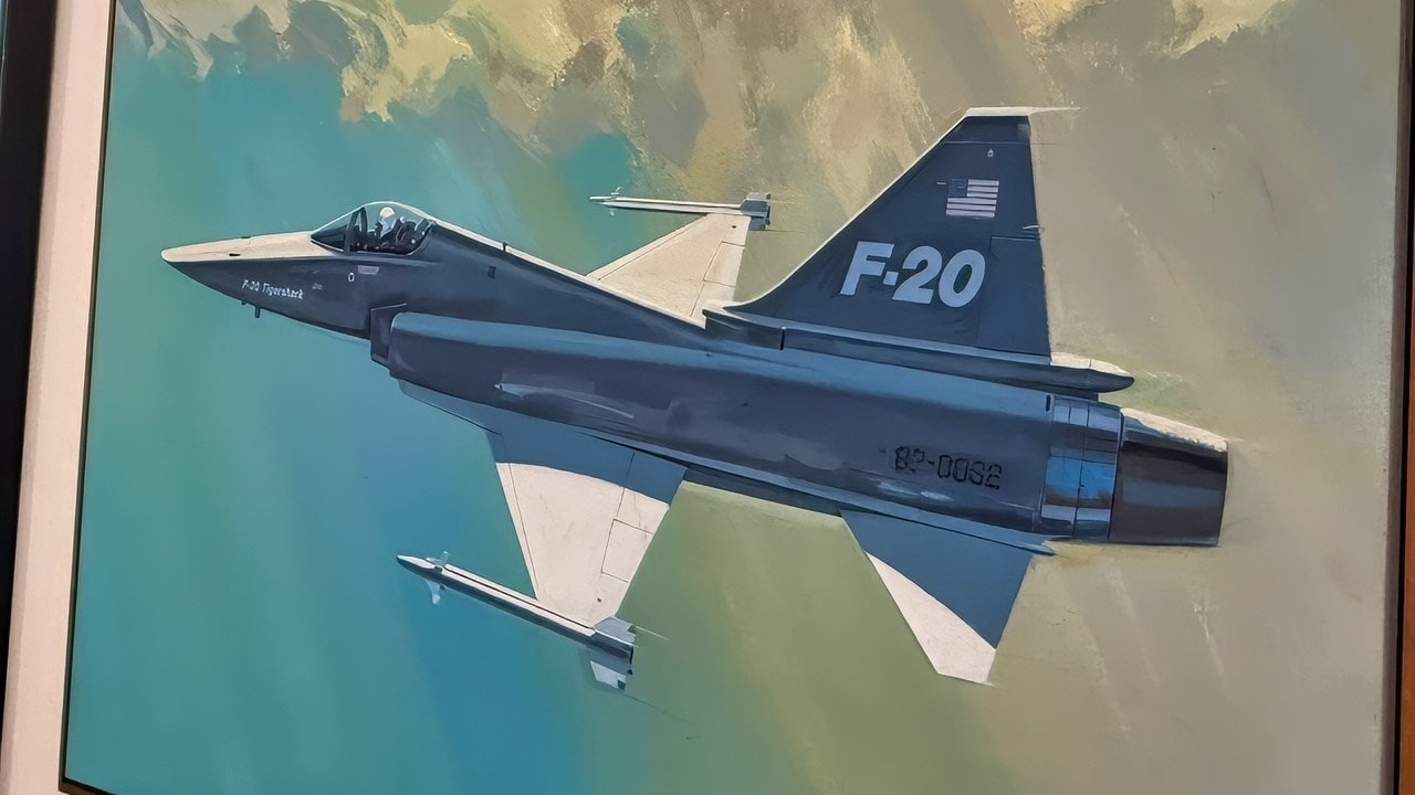 F-20 Tigershark Fighter turi žinią F-16 ir JAV oro pajėgoms