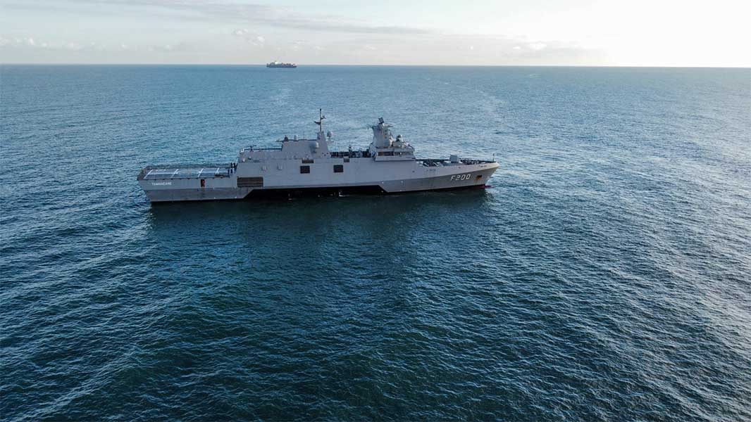 Pirmoji Tamandaré klasės fregata iškeliauja su SYNAPSIS